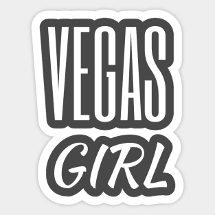 Vegas girl Sticker